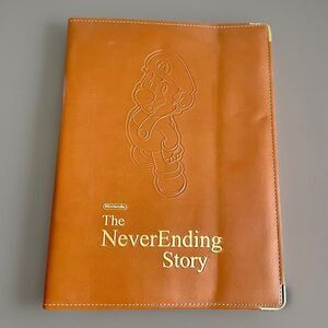 Very Rare Nintendo Employee Rep Folder Mario Neverending Story Promo